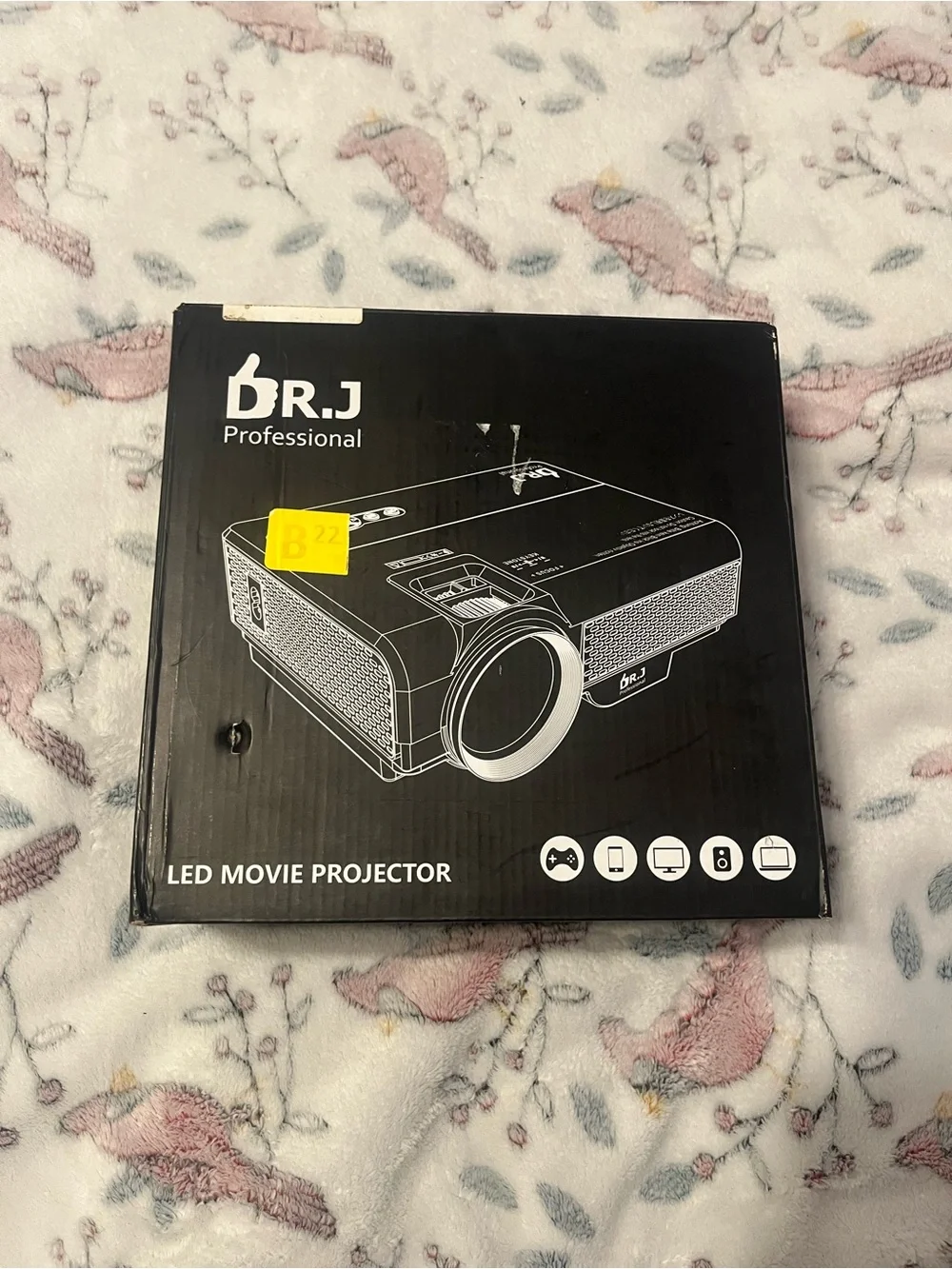Professional Black LED Movie Projector